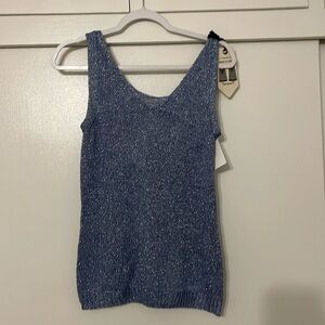 Sweater knit tank top